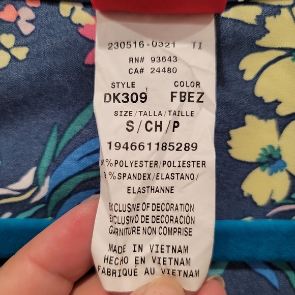 Dickies EDS Snap Front Scrub Awareness Jacket - S - Picture 11 of 13